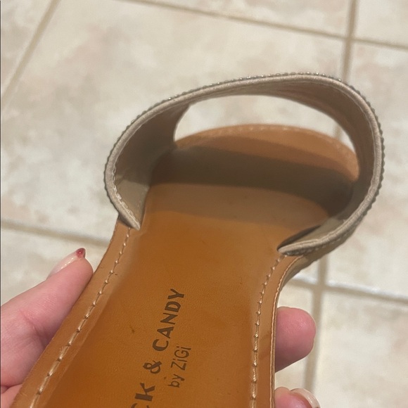 Silver Rhinestone Sandals - Picture 6 of 6